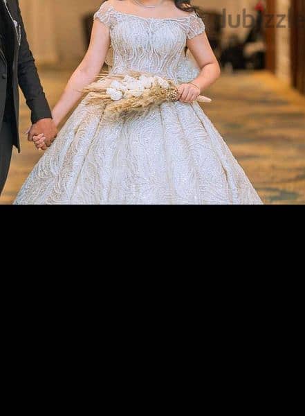 فستان زفاف مالكي تصميم سوري 1