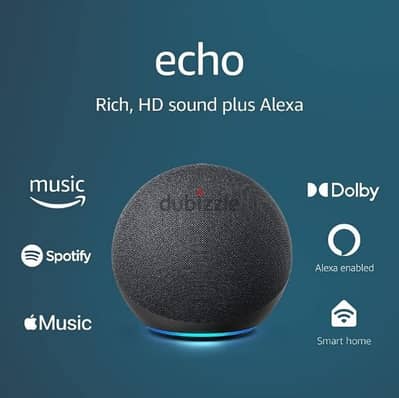 Echo (4th Gen) | With premium sound, smart home hub, and Alexa