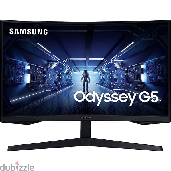 Samsung odyssey G5 32” QHD 2K استعمال خفيف ٣ شهور 1