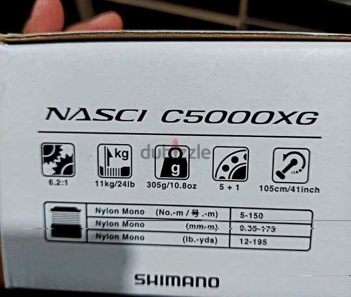 Shimano nasci C 5000XG مكنه صيد 1