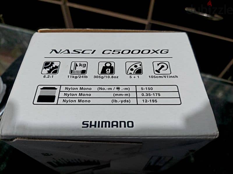 Shimano nasci C 5000XG مكنه صيد 5