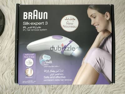 جهاز إزالة الشعر بالليزر وارد الامارات Braun Silk Expert 3