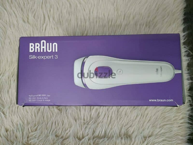 جهاز إزالة الشعر بالليزر وارد الامارات Braun Silk Expert 3 3