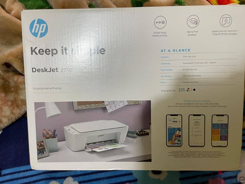 HP deskjet 2710 printer/ scanner 4