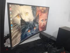 Curved monitor ips