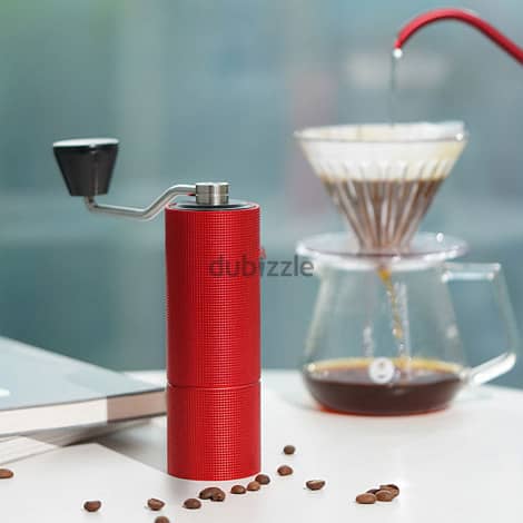 Timemore Manual Coffee Grinder Chestnut C3 Red/White مطحنة قهوة يدوي 7