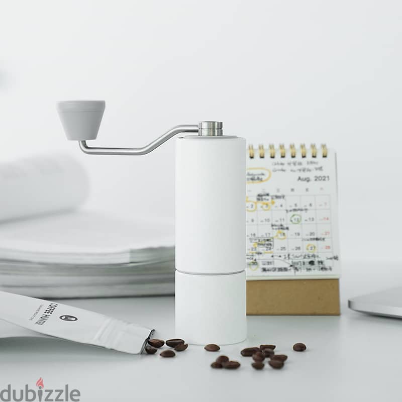 Timemore Manual Coffee Grinder Chestnut C3 Red/White مطحنة قهوة يدوي 16