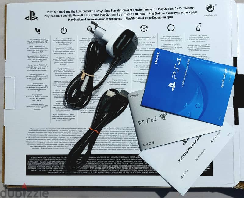 PS4 Slim 1T بالكرتونة و الكتالوجات 2