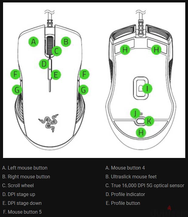 Razer Lancehead Tournament Edition Gaming Mouse 8