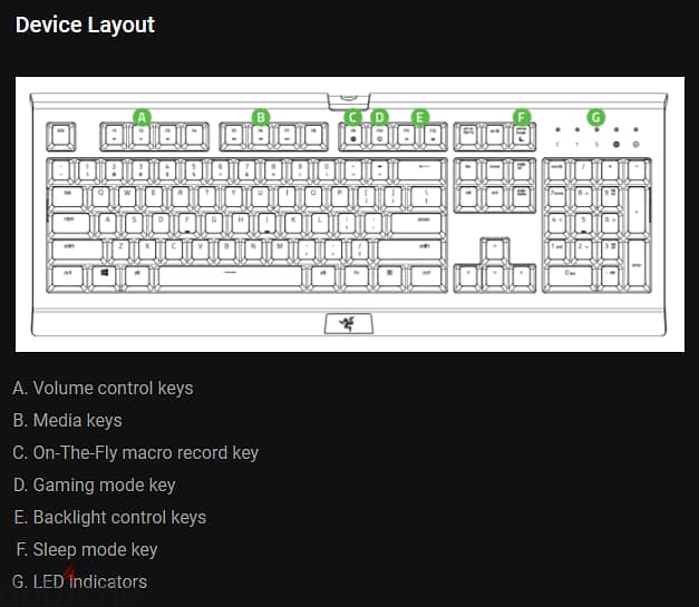 Razer Cynose Chroma Gaming Keyboard 5