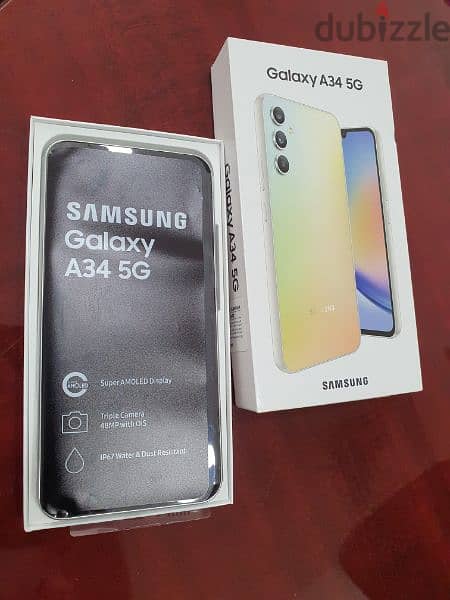 Samsung Galaxy A34 - 128 GBوارد دبي 7