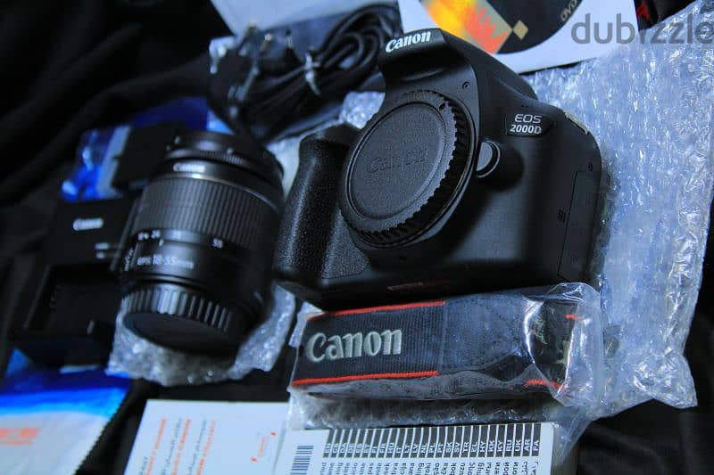 Canon 2000D Shutter 0 جديدة غير مستخدمة 8