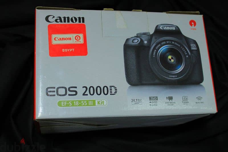 Canon 2000D Shutter 0 جديدة غير مستخدمة 17