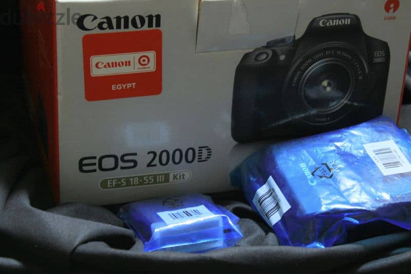 Canon 2000D Shutter 0 جديدة غير مستخدمة 18