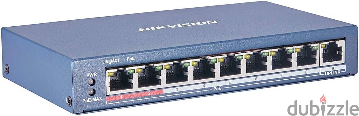 Hikvision 9 port switch 0
