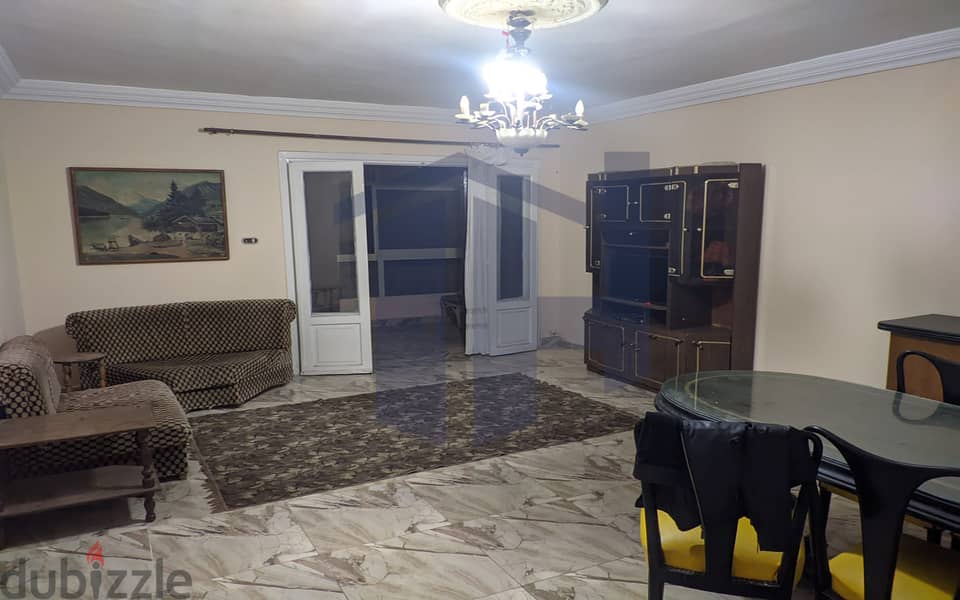 Furnished apartment for rent, 120 sqm, Roshdy (Mostafa Kamel, Officers’ Residences) 1