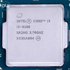 بروسيسور جيل سادس Intel i3 6100 3.7 0