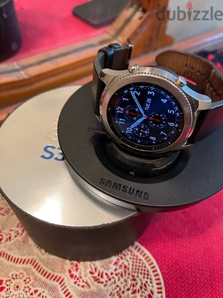 ساعة سمارت سامسونج جير Samsung S3 Classic smart watch الحالة زيرو 0