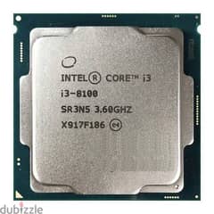 intel core i3 8100 بحاله ممتازه