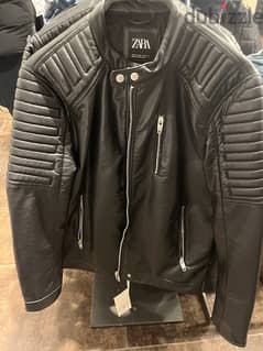 Zara new leather jacket 0
