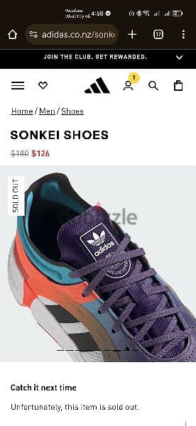 Adidas SONKEI  original shoes. . كوتشي اديداس أصلي 7