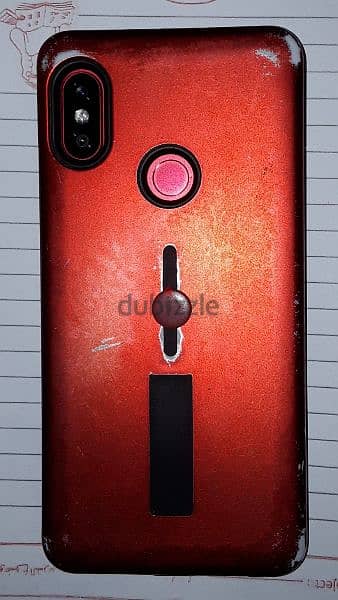 ([شاومي نوت 5 نسخة ال3 رام و32 ذاكرة]) مع جراب احمر زي لون التلفون 4