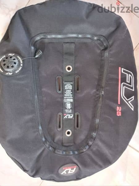 technical diving harness and back plate and wing 3