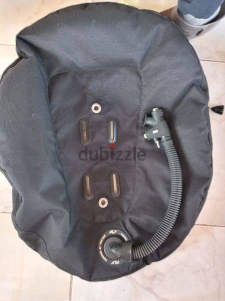 technical diving harness and back plate and wing 4