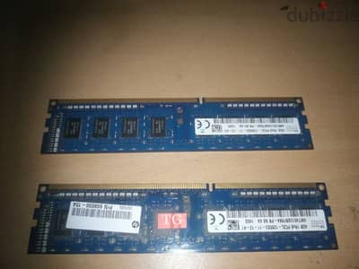 2x ram 4gb ddr3