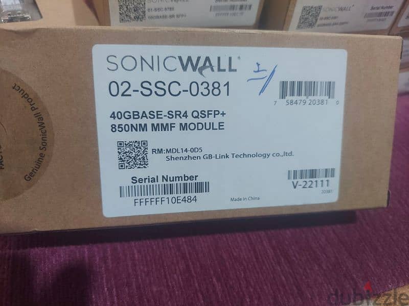 sonicwall sfp 10G&40G 6