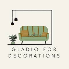 Gladio for decorations for finishing and 3ds design