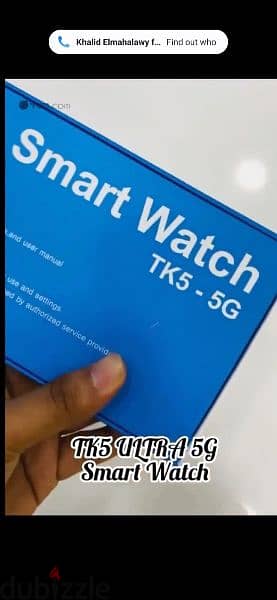 smart watch TK5.5G with Camera new for sale ساعة سمارت 5