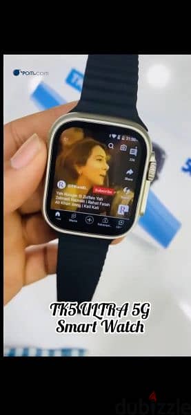 smart watch TK5.5G with Camera new for sale ساعة سمارت 6