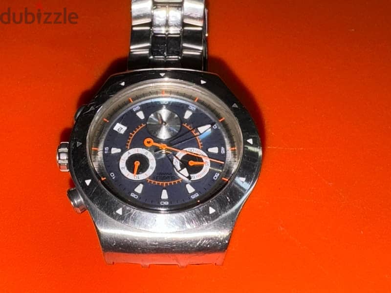 original swatch Swiss  made 47ml - chronograph - water resistant 2