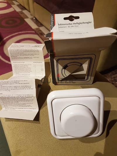 Dimmer switch -دايمر -مفتاح تحكم في شدة الإضاءة ألماني أصلي