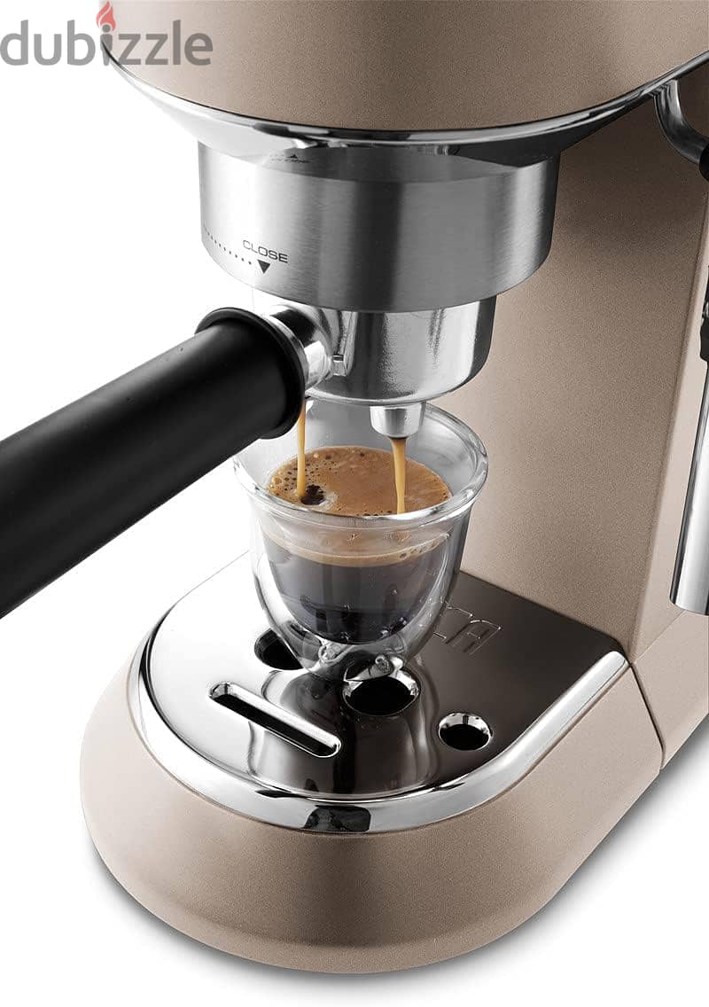 ماكينة تحضير قهوة ديلونجي ديديكا ميتاليكس 785. BG،بيج 1
