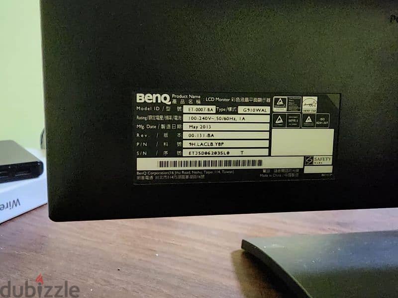 شاشه كمبيوتر Benq ١٨ بوصه حاله ممتازه 1