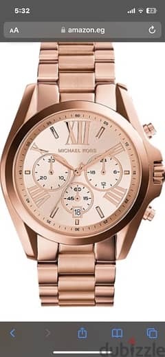 Michael Kors Roman Numeral Watch MK5503 Rose Gold original