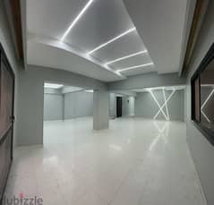 مقر اداري للايجار 250م في عباس العقاد الرئيسي بالتكيفات 3غرف 2ح او سكن 0