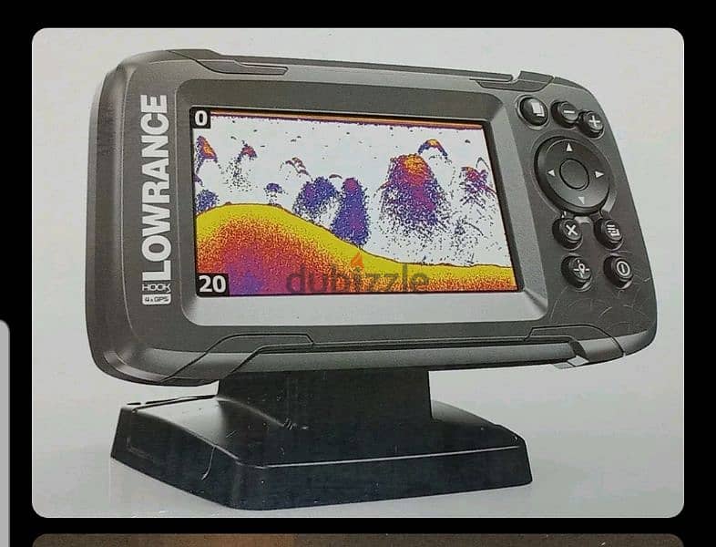 GPS Lowrance fish finder and depth alert 0