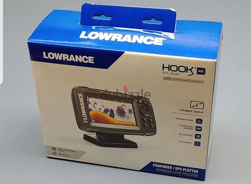 GPS Lowrance fish finder and depth alert 1