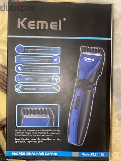 ماكينة حلاقة kemei km-1415 بالشحن جديدة تماما