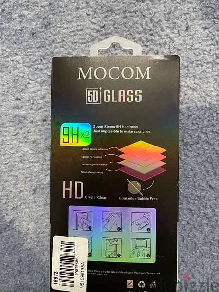 New sealed MOCOM 5D glass screen for iPhone 13 Pro Max from emirates. 1