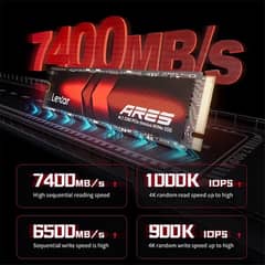 Lexar ssd NM790 Ares Edition nvme m2 2TB M. 2 2280 PCIe 4.0x4 0