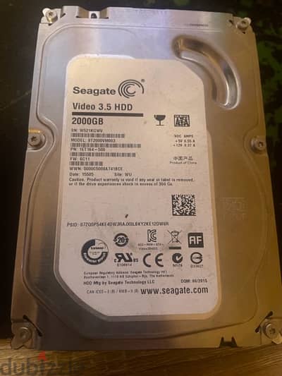 Hard seagate 2TB