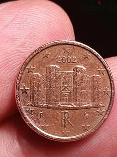 1 سنت يورو2002