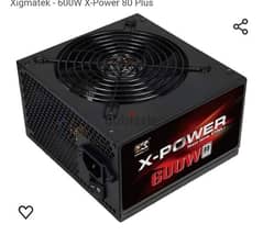 x power 600w80 plus 0