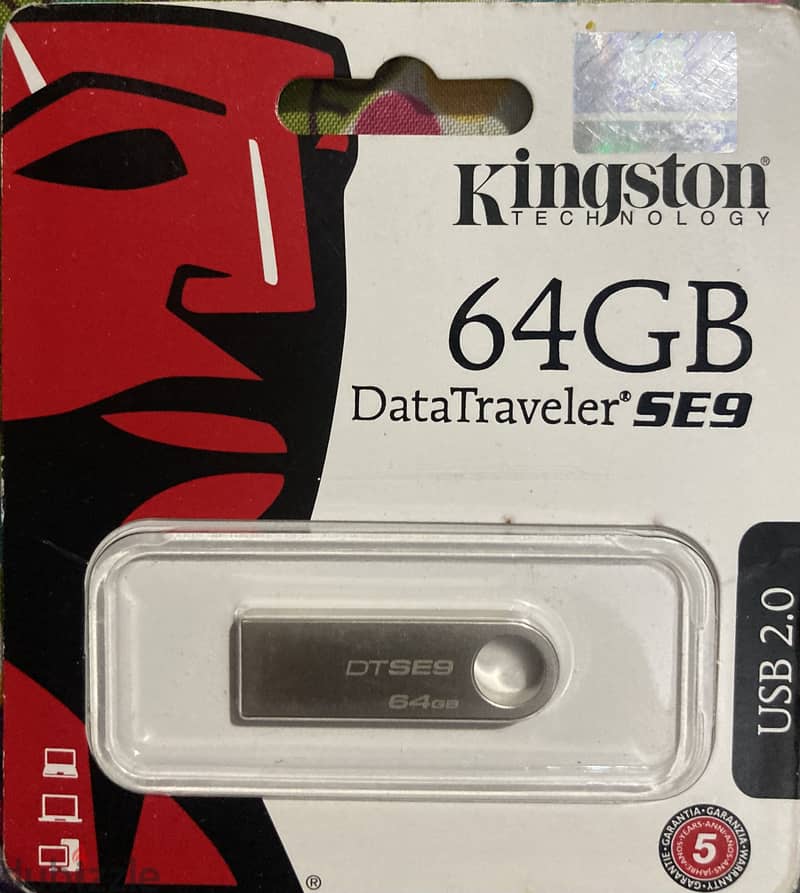 فلاشات كينجستون مساحات مختلفة بسعر الجملة Kingston flash drive 5