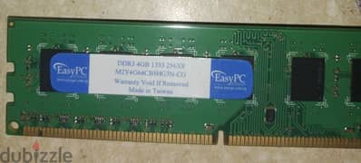 RAM PC 4G DDR3