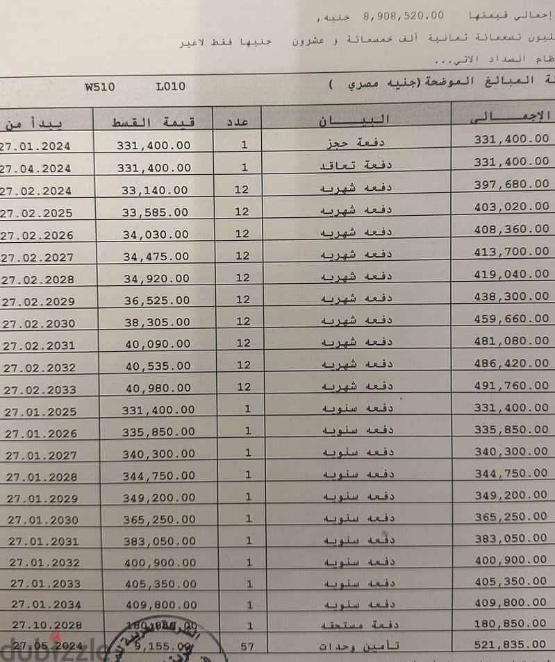 شقة 140 م للبيع B14 بالتقسيط لعام (2034) وتنازل مجاني بمدينتى 0